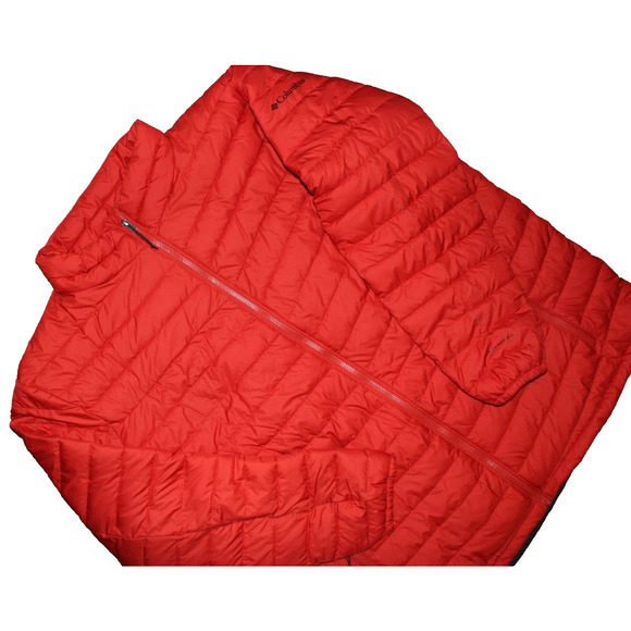 NWT MEN'S COLUMBIA RED SLOPE EDGE II HOODED FULL ZIP JACKET COAT‎ SZ 3XLT - Picture 3 of 8